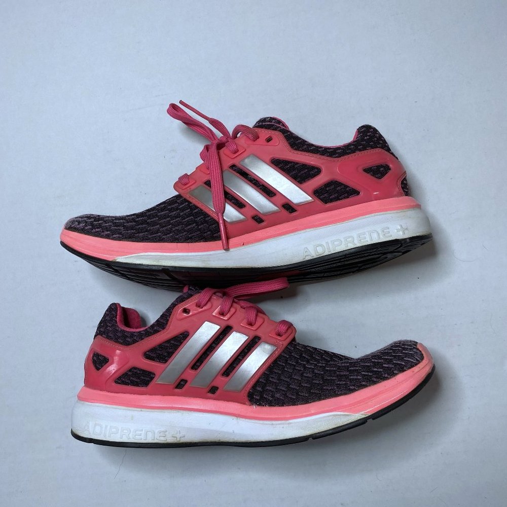 Adidas Womens 6 Pink Black Pure Reveal Running Sneakers Shoes Adiprene Athletic